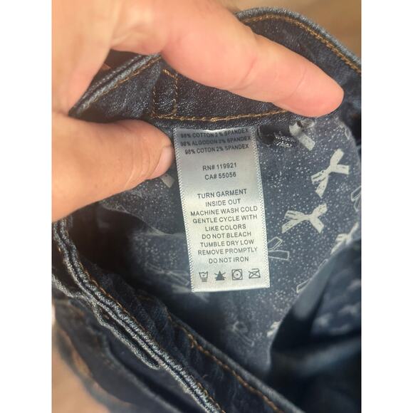 Vintage Tommy Hilfiger Flare Bell Bottom Jeans Juniors Size 11 - Picture 6 of 7